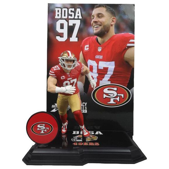Nick Bosa (San Francisco 49ers) NFL 7" Posed Figure McFarlane - Picture 1 of 4